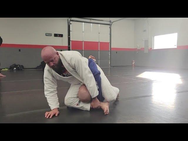 Triangle Choke set up from Side Control