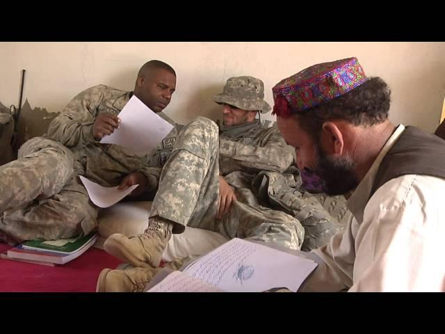 US Soldiers Help Settle Land Dispute In Afghan Village