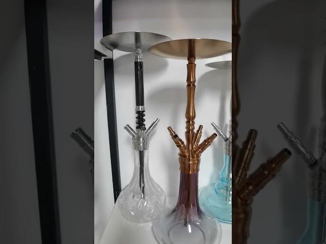 high quality big hookah, fancy colored cristal vase