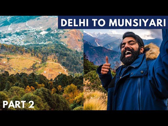 Delhi to Munsiyari Vlog Part 2 - Birthi Falls | Van life in India | Uttarakhand Roadtrip