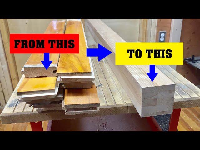 HOW TO TRANSFORM HARDWOOD FLOORING INTO LUMBER / WWW