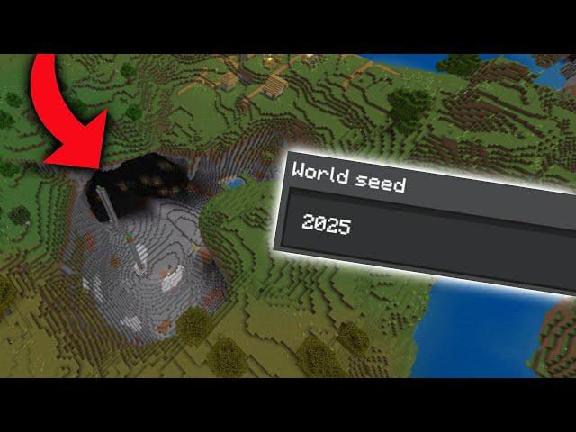 Playing The 2025 Seed In Minecraft Bedrock Edition! (1.21)