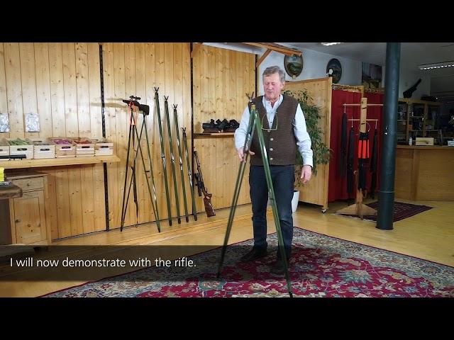 Jakele Z4 shooting stick tutorial for left handed shooter