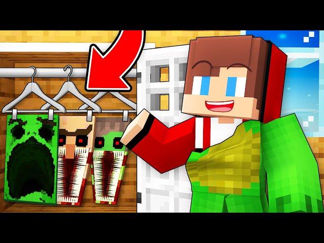 JJ Can Shapeshift Into SCARY To Prank Mikey in Minecraft (Maizen)