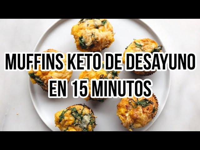 MUFFINS KETO DE DESAYUNO | DESAYUNO FACIL PARA LLEVAR | KETO BREAKFAST | Manu Echeverri