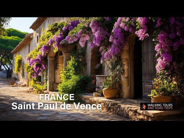 Discover Saint Paul de Vence  French Riviera Village Tour 4k video