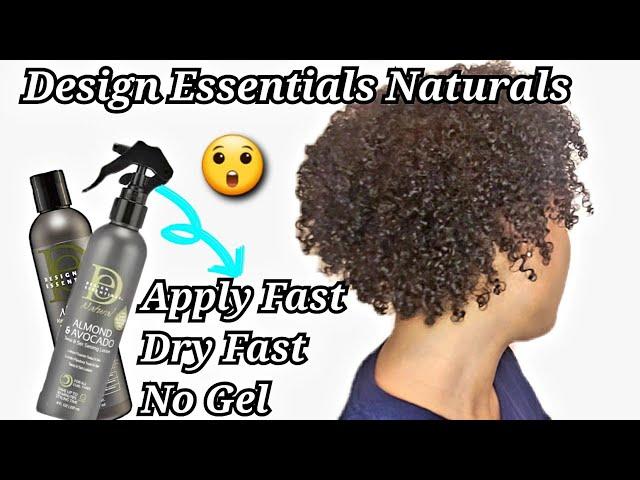 Design Essentials Naturals Almond & Avocado Products | No Gel Wash & Go On Natural Hair