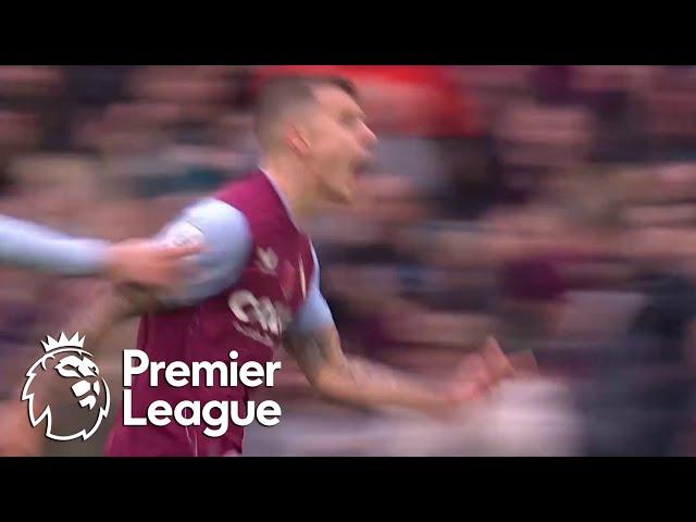 Lucas Digne doubles Aston Villa lead over Manchester United | Premier League | NBC Sports