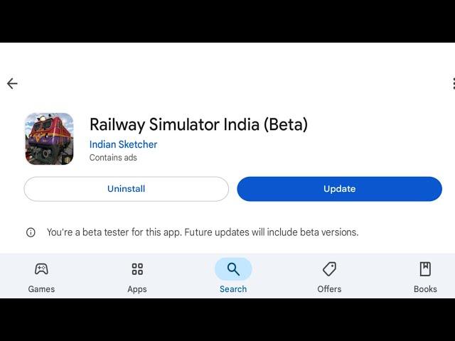 Railway Simulator India | Today Update | No Hit Comment | Developer and All Creator