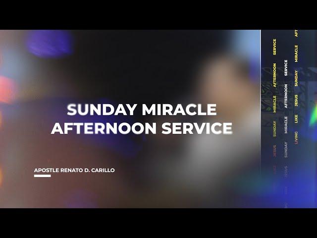 November 17, 2024 | Living Like Jesus Sunday Miracle Afternoon Service