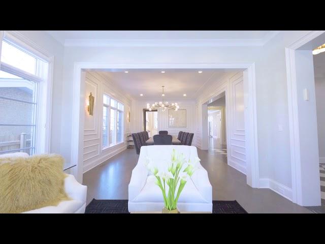 Elegant Entryway, Luxurious Living Room, & Divine Dining Room - Custom Modern Home Design Highlights