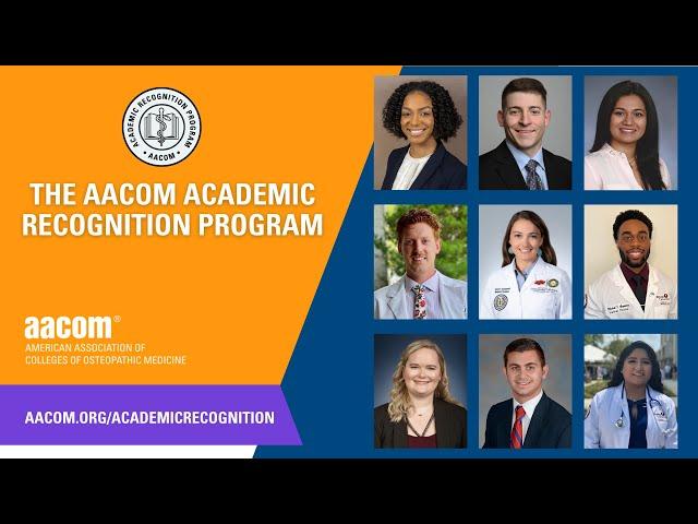 The AACOM Academic Recognition Program