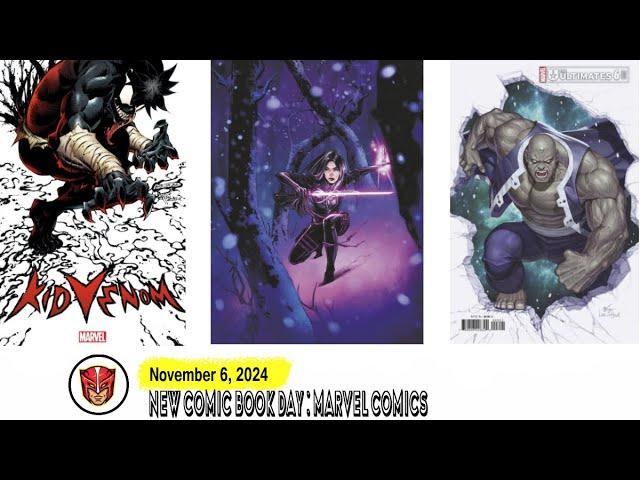 NEW COMIC BOOKS FROM MARVEL COMICS RELEASING NOVEMBER 6, 2024          #comics #newrelease