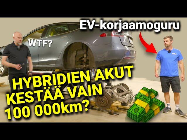 554. Kuinka pitkään Hybridiautojen akut kestävät? EV-korjaamoguru Jesse Haapala paljastaa