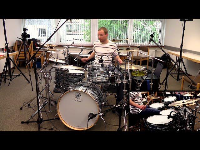 Drum Solo based on Tom Grooves played by Christian Hoffe on Sakae Trilogy Drums (Drum Festival Olpe)