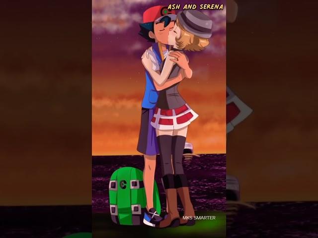 Pokemon || Ash and X Serena ||️ loving  #sarena  #pokemon #shorts