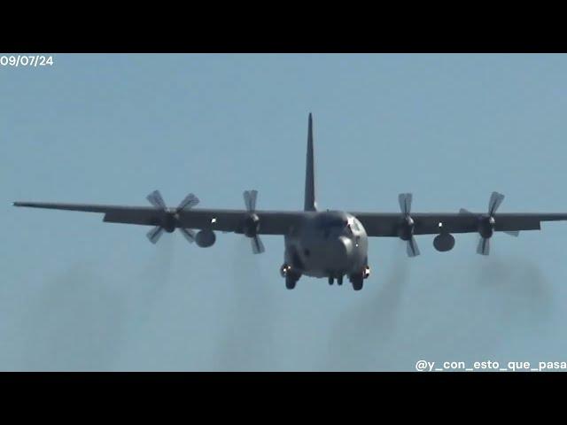 Sobrevuelos por el Día de la Independencia argentina. Lockheed C-130 / KC-130 Hércules. (2024)