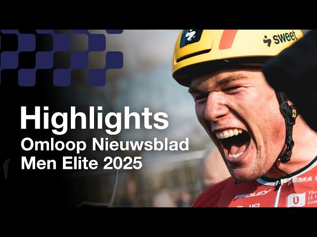 Waerenskjold wins the sprint against Magnier & Philipsen  | Highlights Omloop Nieuwsblad 2025