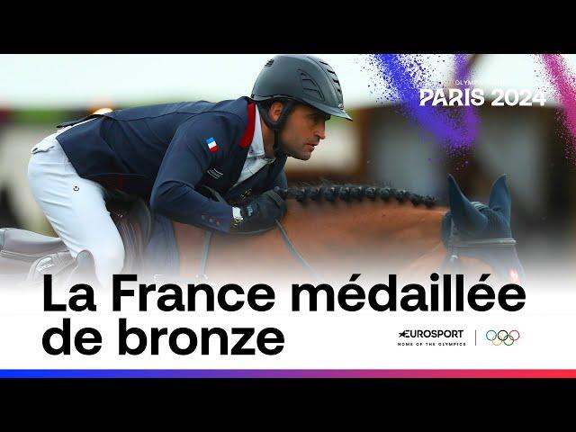 JO PARIS 2024 - Les Français médaillés de bronze pour une demi-seconde en saut d'obstacles