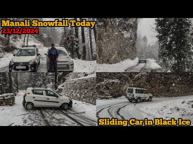 MANALI SNOWFALL TODAY || SNOWFALL IN MANALI ||SOLANG VALLEY SE ZYADA SNOWFALL HOTI HAI YHAN/GULABA