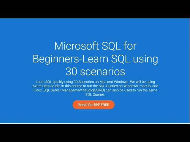 Valuetech Academy - SQL for beginners