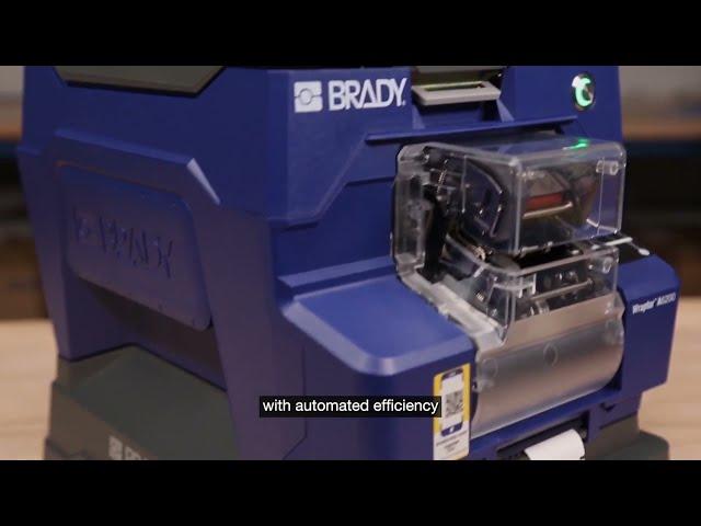 LINTECH: BRADY A6200 Machine de pose d'etiquettes semi-automatique