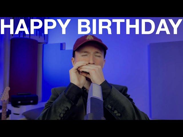  Happy Birthday on harmonica 