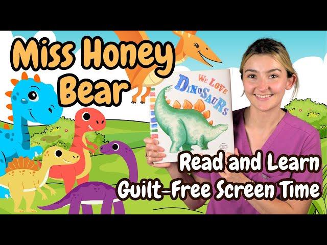 Speech Therapist Reads "We Love Dinosaurs" | Early Language Skills | Read Aloud