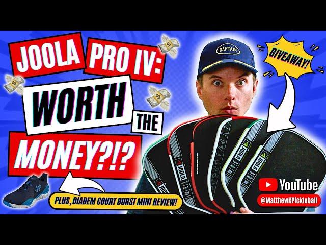  These Are SPECIAL!  | Ben Johns  vs Agassi  | JOOLA Pro IV Pickleball Paddle Review 