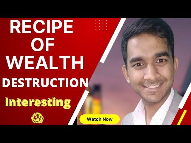 Perfect Recipe of wealth destruction by Hemant Jain IIT Delhi Alumni