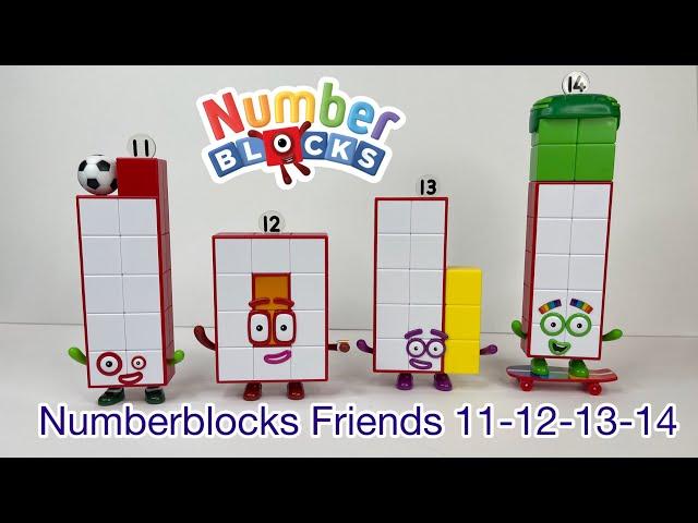 Unboxing numberblocks 11, 12, 13, 14 #numberblocks  #learningresourcesuk