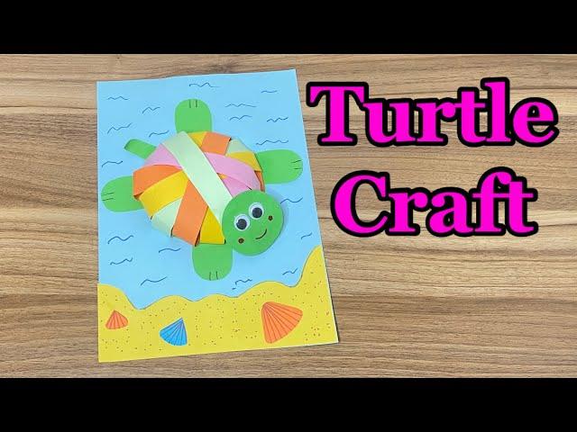 Cute Turtle Craft | DIY | Paper crafts | Crafts ideas | Art and craft | Teacher crafts ideas