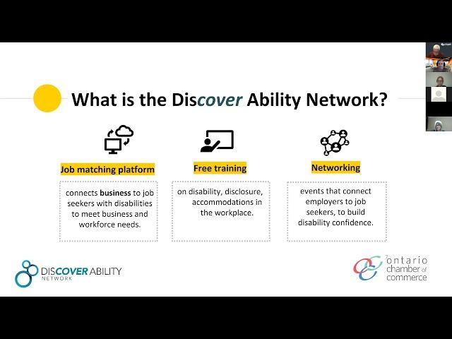 Intro to the Discover Ability Network with Sault College and Algoma University