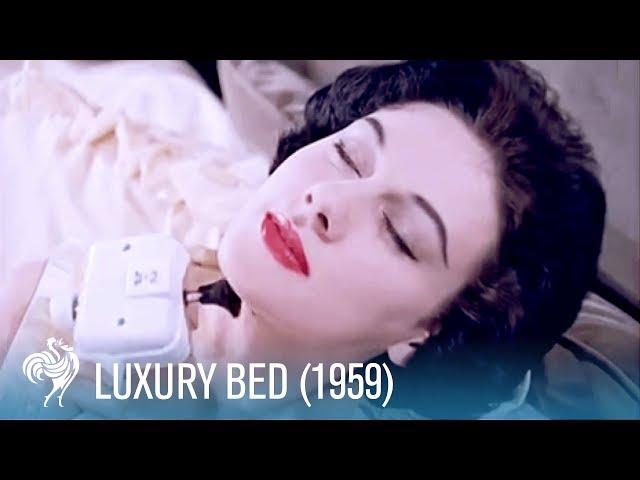 Luxury High Tech Bed: A Gadget Lover's Dream (1959) | British Pathé