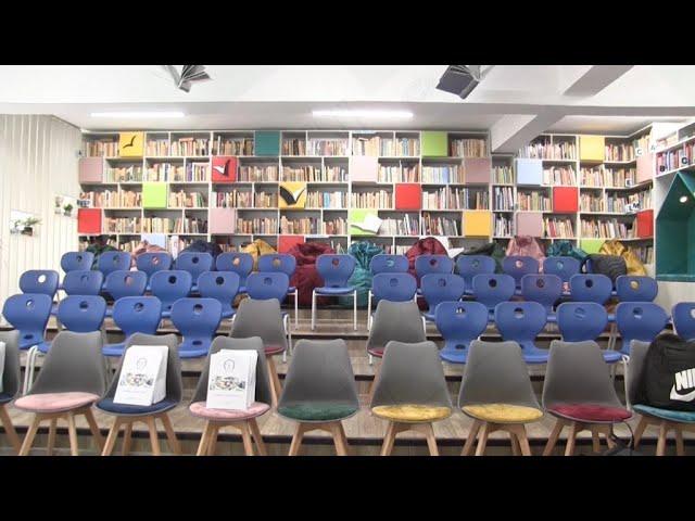 Inaugurarea bibliotecii Școlii Gimnaziale „Anghel Saligny” Focsani ianuarie 2023