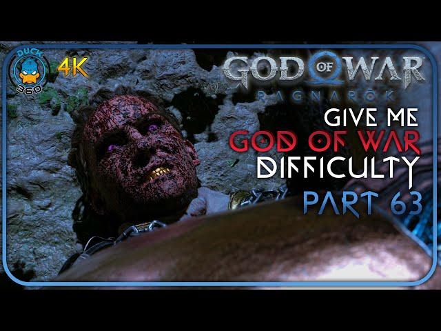 God of War Difficulty | GoW Ragnarok Walkthrough 63 | PS5 4K Quality Mode