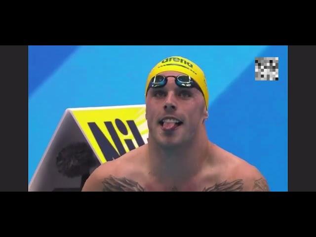 Kyle Chalmers 47.15 100m Freestyle Final World Championship Fukuoka 2023