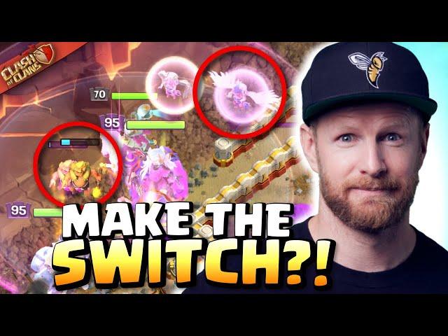 PROs suddenly switch to SUPER BOWLERS with Druid/Healer MIX! Clash of Clans