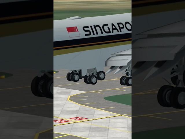 Smooth #landing Singapore Cargo Boeing 747-8F At Singapore Int'l #Airport #rfs #shorts #aviation