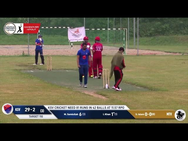 Match 8 Final - KSV vs MTV | Highlights | ECN Hannover Hitout, 2020 | European Cricket Series 2020