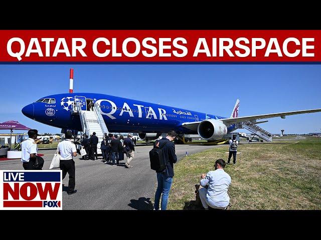 Israel-Iran conflict: Qatar closes airspace amid Iranian retaliation threats  | LiveNOW from FOX