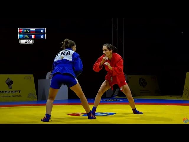Чемпионат мира по самбо 2019. Диана Рябова (RUS) - ROSSO Julia (FRA)