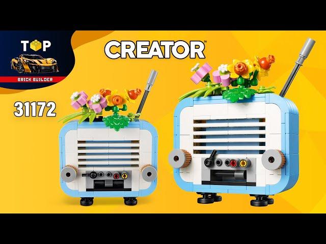 LEGO Radio (31172) from Creator 3in1 Record Player with Flowers | Building Instructions | TBB