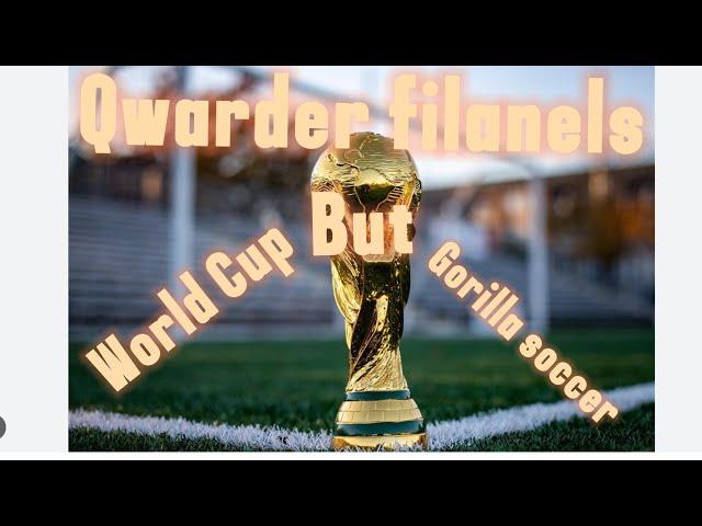 World Cup but gorilla soccer (qwarder finales)#vr #gorilla