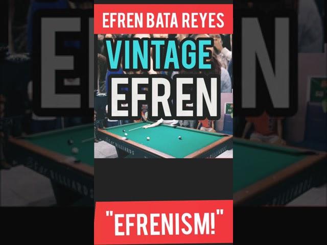 Legends NEVER Retire! | Vintage EFREN BATA REYES | Get Good Gerry #Shorts