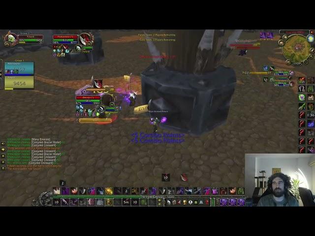 this is how you play rogue in TBC arena