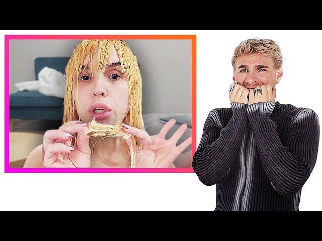 Hairdresser Reacts To Hair Falling off Bleach Fails