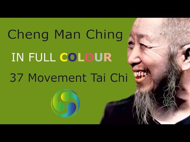 Cheng Man Ching - 37 Movement Tai Chi superb quality (in COLOUR)