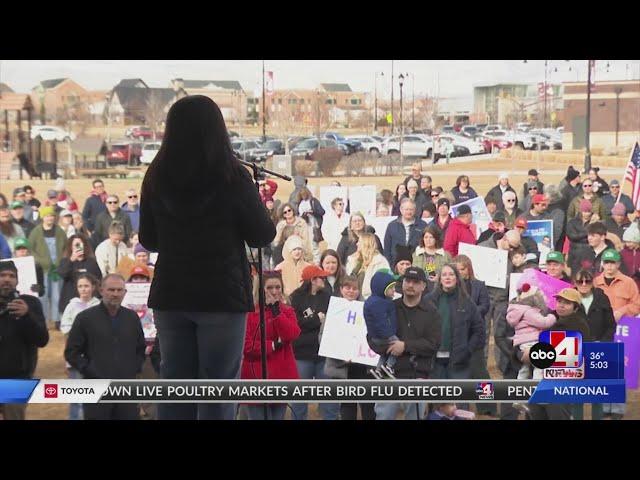 Herriman residents hold 'love rally' in response to extremist demonstration