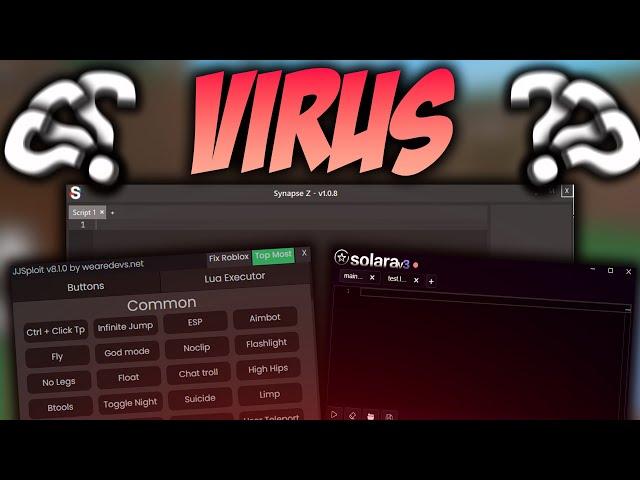 ALL ROBLOX EXPLOITS ARE VIRUSES?? (Solara, JJSploit, Synapse, Scythex) - Exploiting News